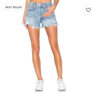 AGOLDE PARKER VINTAGE CUT OFF SHORT IN SWAPMEET